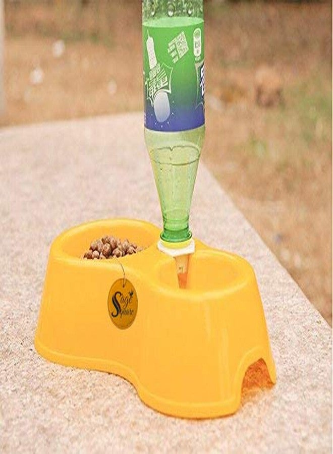 Sage Square Pets Food and Water Bowl Feeder for Small Medium Dogs & Cats (Random) - Image 3